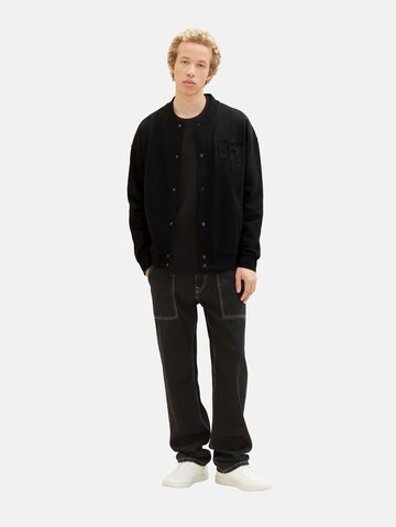 TOM TAILOR DENIM Jacke in Schwarz