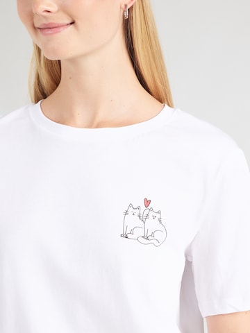 T-shirt Mavi en blanc