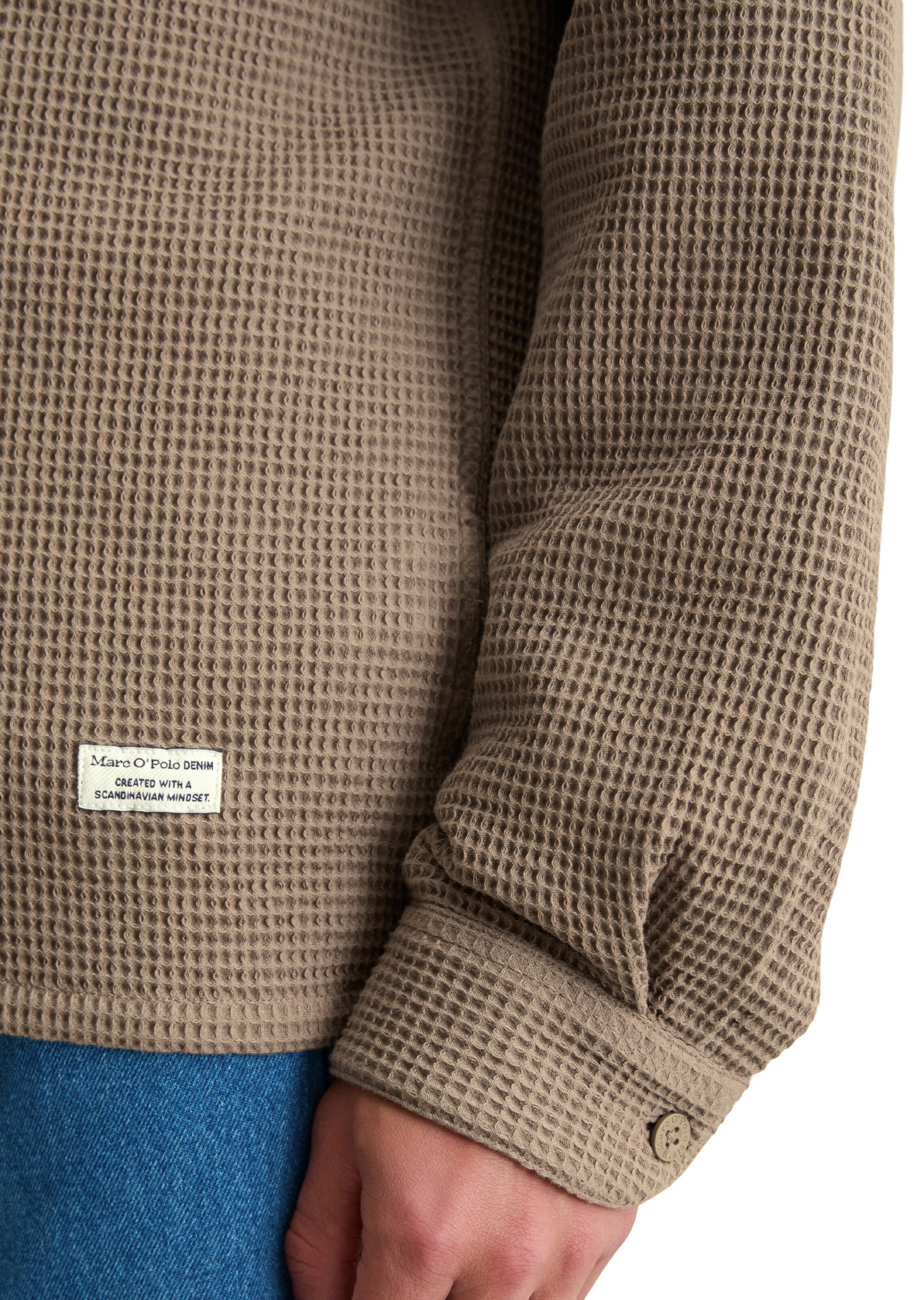 Marc O'Polo DENIM Regular fit Overhemd in Bruin