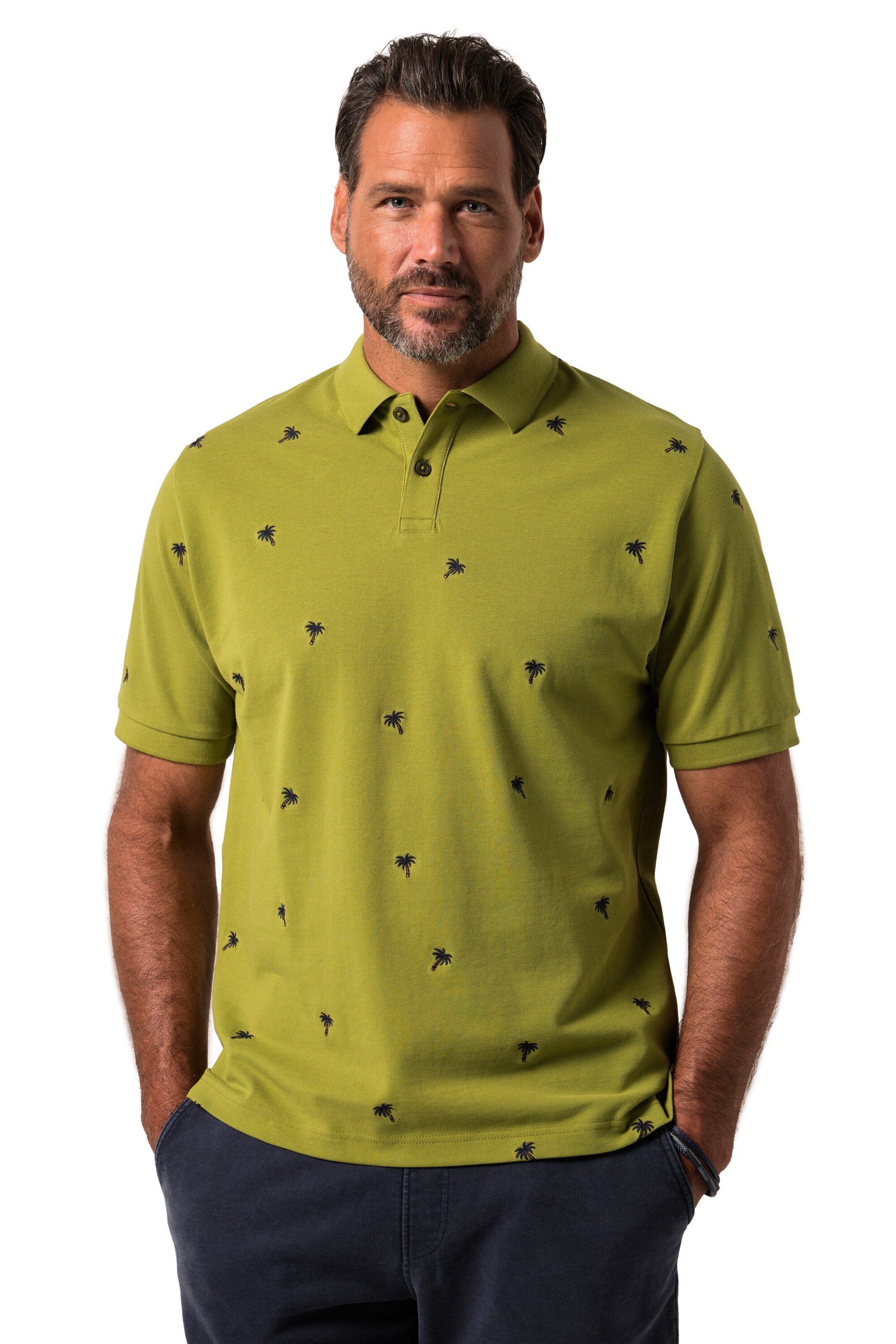 JP1880 Shirt in Green: front