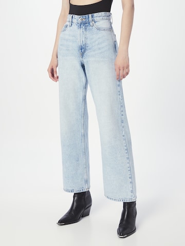 River Island Wide leg Τζιν σε μπλε: μπροστά