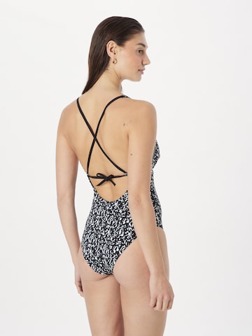 Calvin Klein Swimwear Bralette Swimsuit in Black