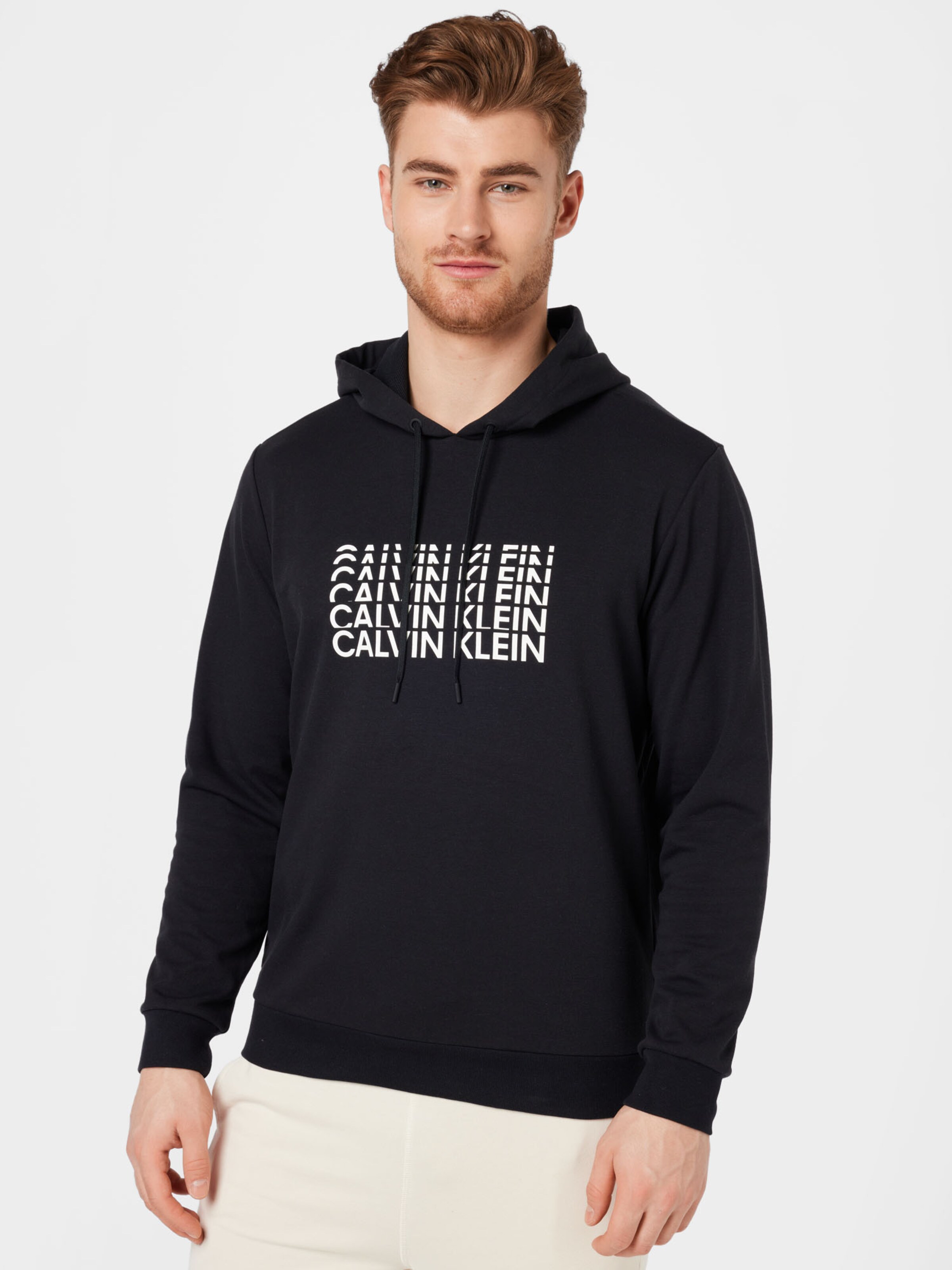 Männer Sportarten Calvin Klein Performance Sweatshirt in Schwarz - WS79043 Männer Sportarten Calvin Klein Performance Sweatshirt in Schwarz - WS79043