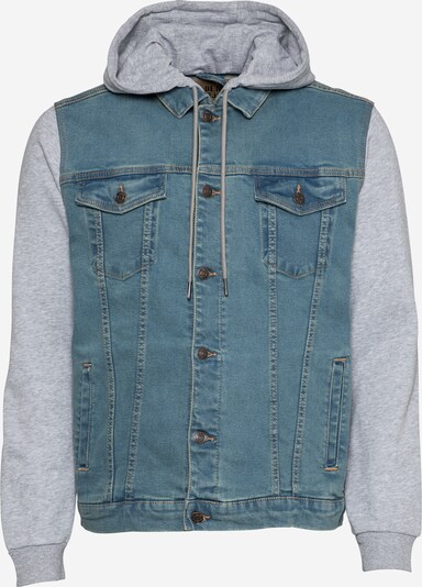 Giacca di mezza stagione Denim Project di colore blu chiaro / grigio sfumato, Visualizzazione prodotti