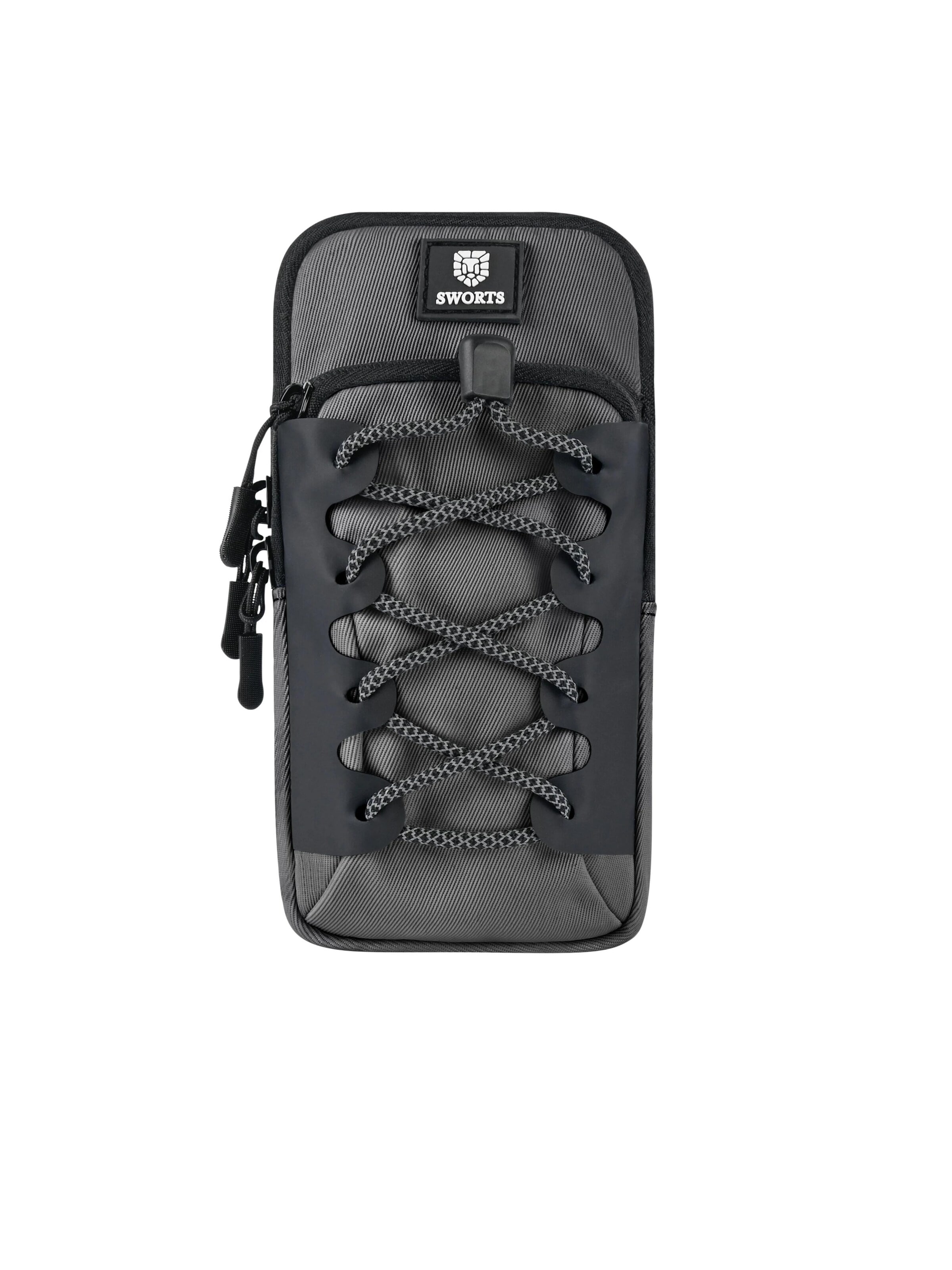 SWORTS Sports Bag 'Run Arm Bag' in Grey: front