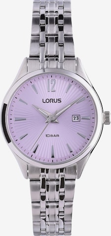 Montre à affichage analogique LORUS en argent : devant
