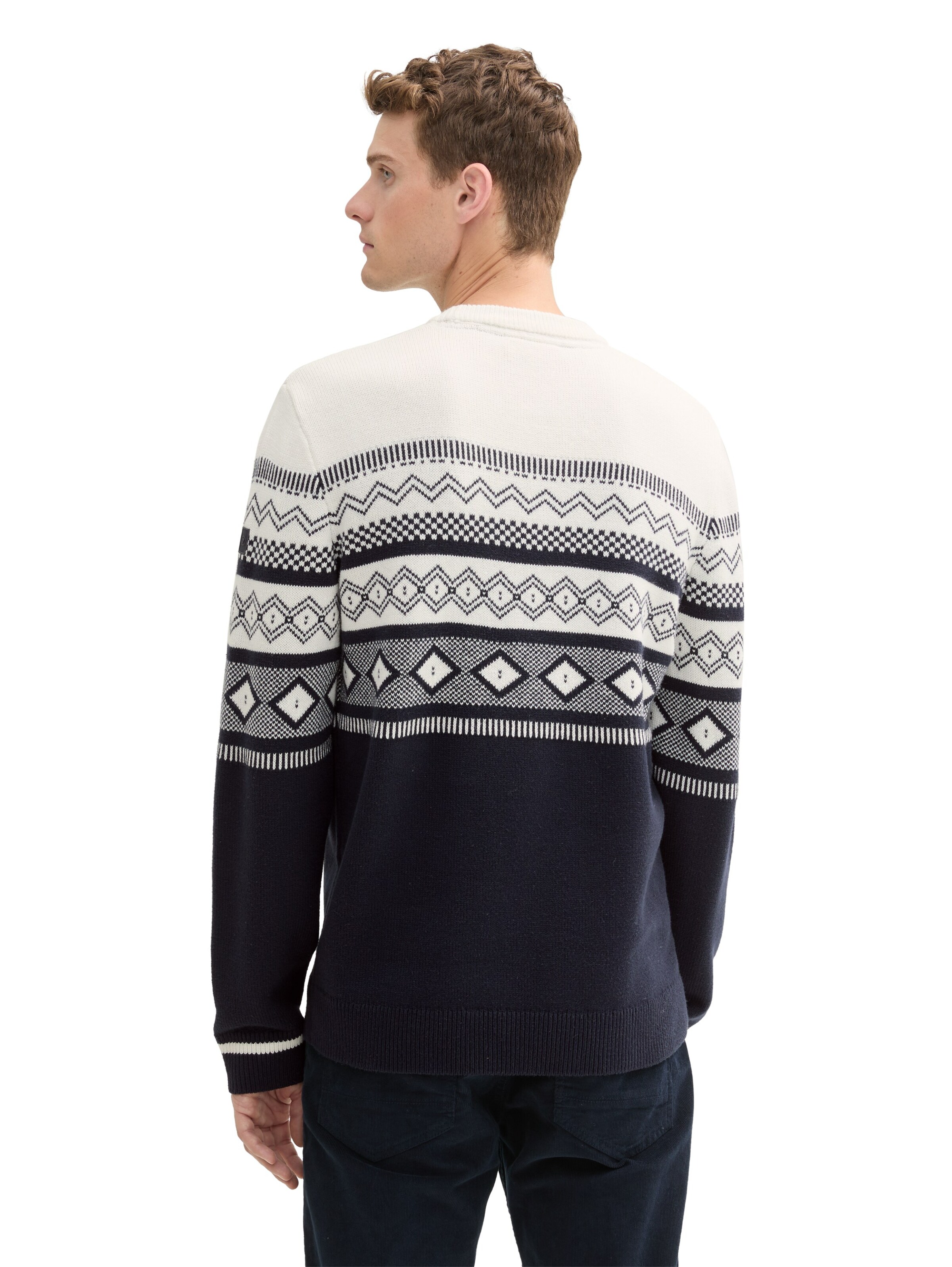 TOM TAILOR Sweater in White