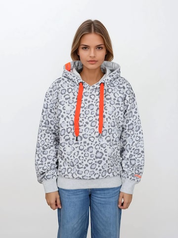 salzhaut Sweatshirt 'Week' in Grey: front