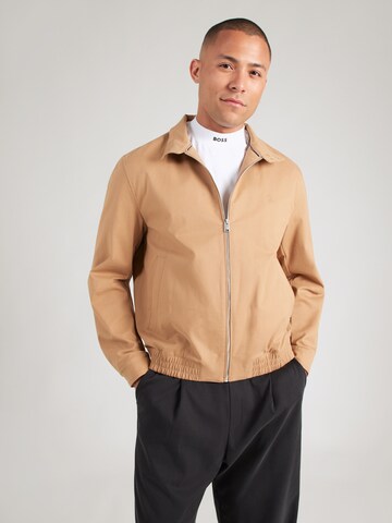 Veste mi-saison 'H-Coiner-263' BOSS en beige : devant