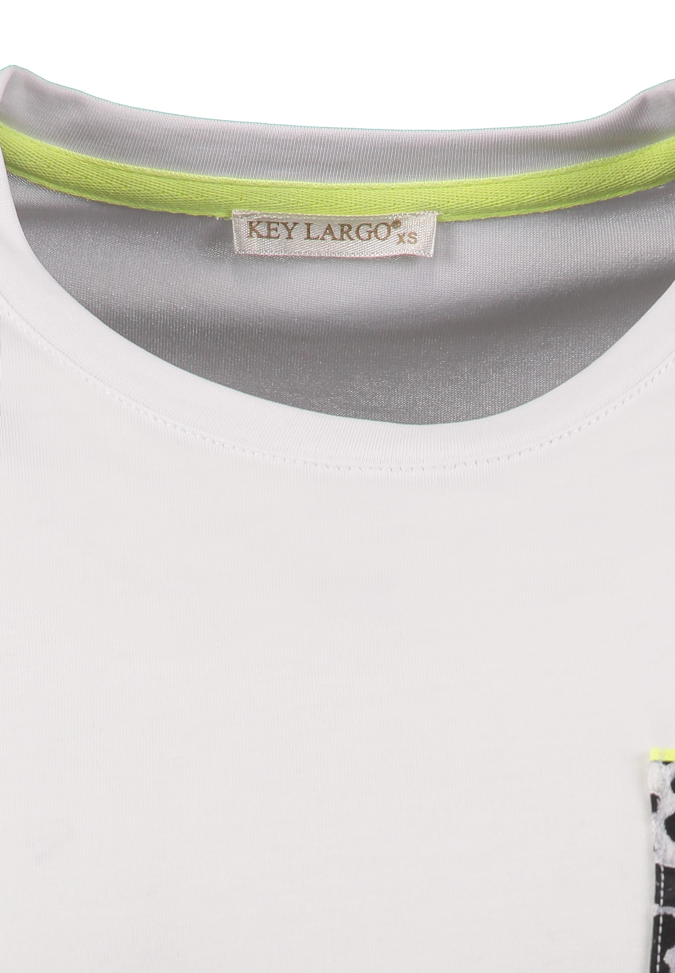 Key Largo Shirts 'Kitty' i hvid