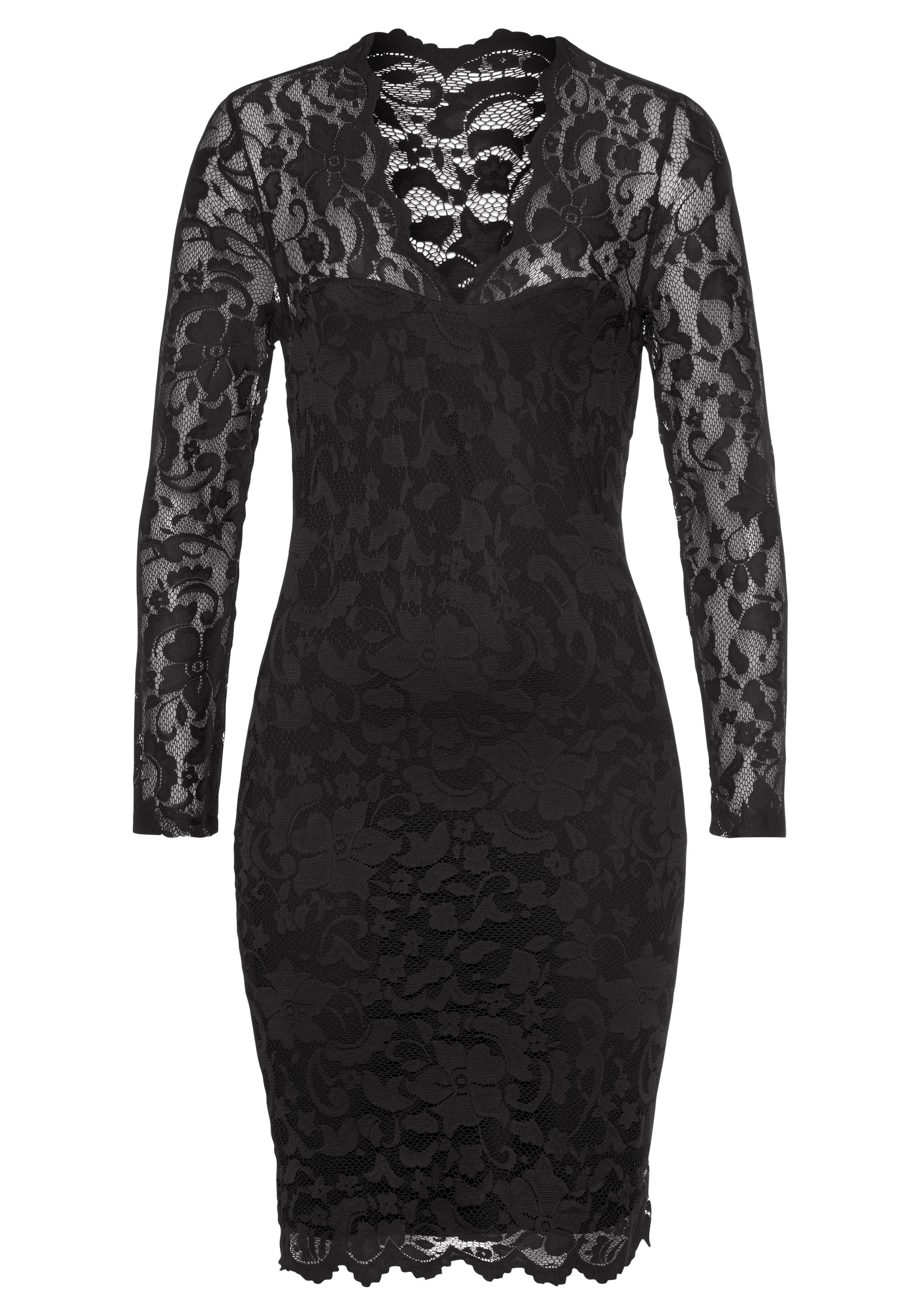 LAURA SCOTT Kleid in Schwarz: Vorderseite