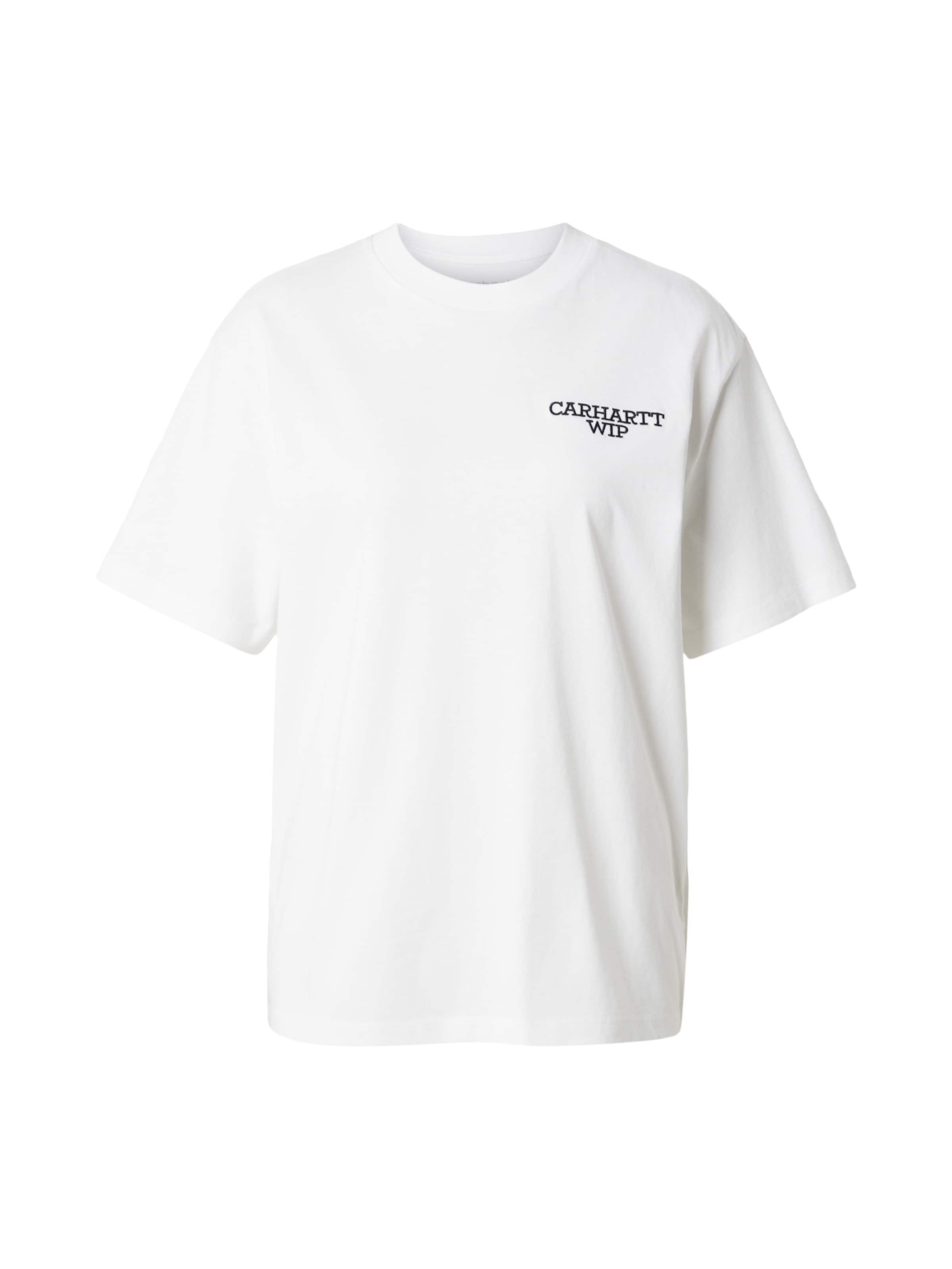 Carhartt WIP Μπλουζάκι 'Hugging Cats' σε λευκό: μπροστά