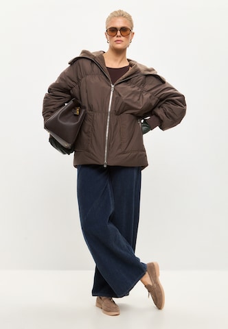 CESARE GASPARI Winter jacket in Brown