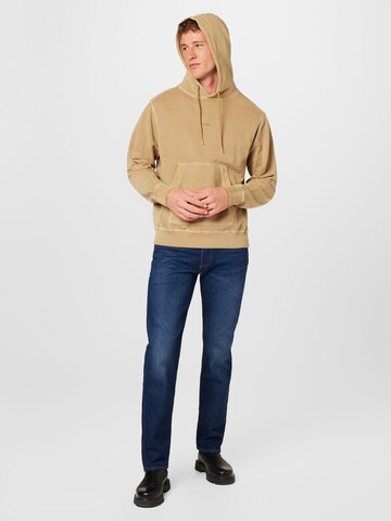 Sweat-shirt 'Wefadehoody' BOSS en beige