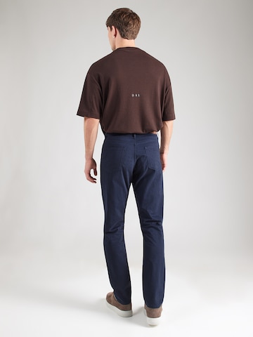 Hackett London Regular Hose in Blau: Rückseite