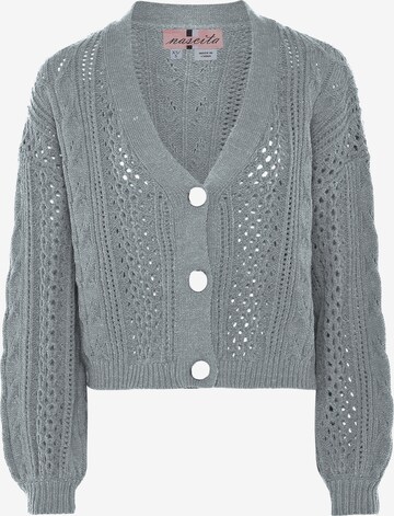 nascita Knit Cardigan in Grey: front