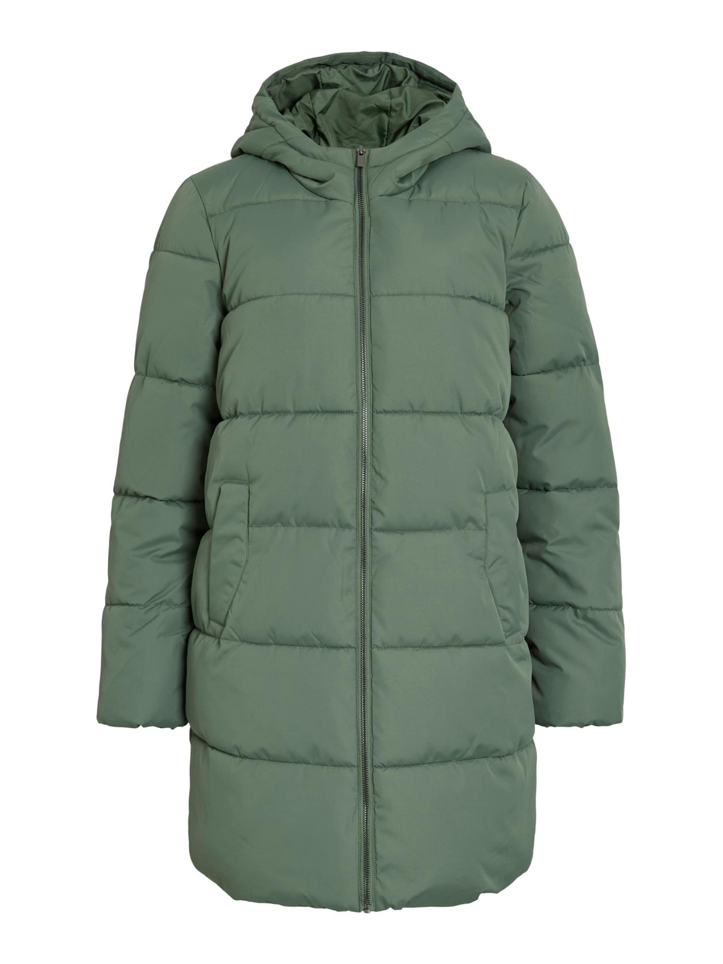 VILA Φθινοπωρινό και ανοιξιάτικο μπουφάν σε πράσινο: μπροστά