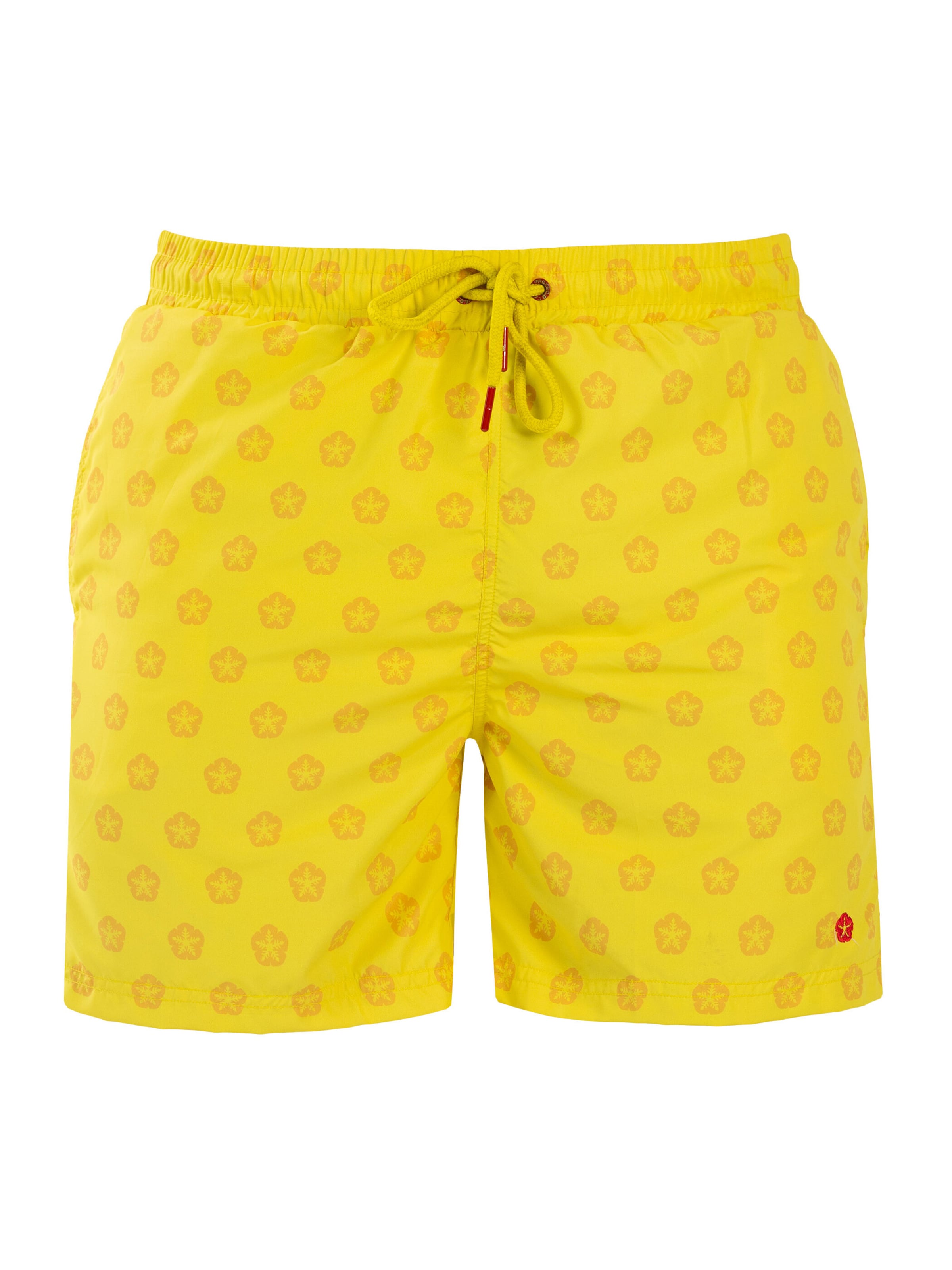 Frozen Cape Badeshorts FALCAO, Model trägt Größe L in Mischfarben: Vorderseite