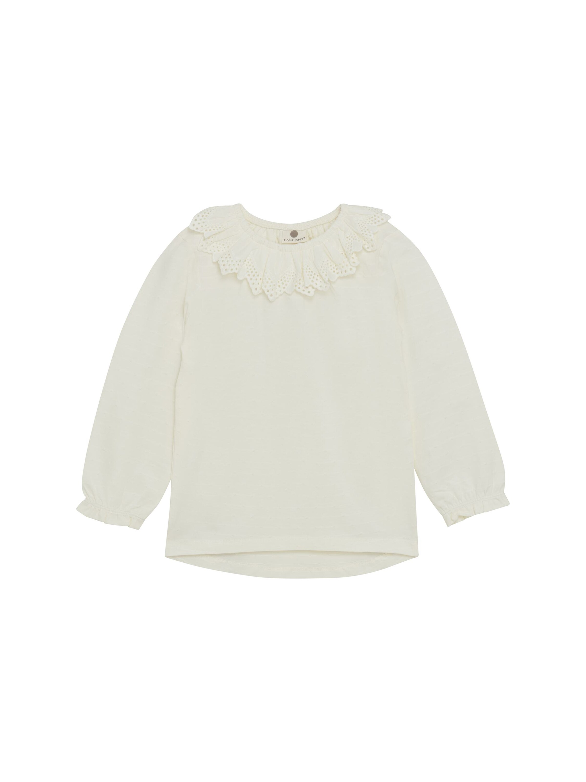 Maglietta ' ENT-shirt LS ' di EN FANT in beige: frontale