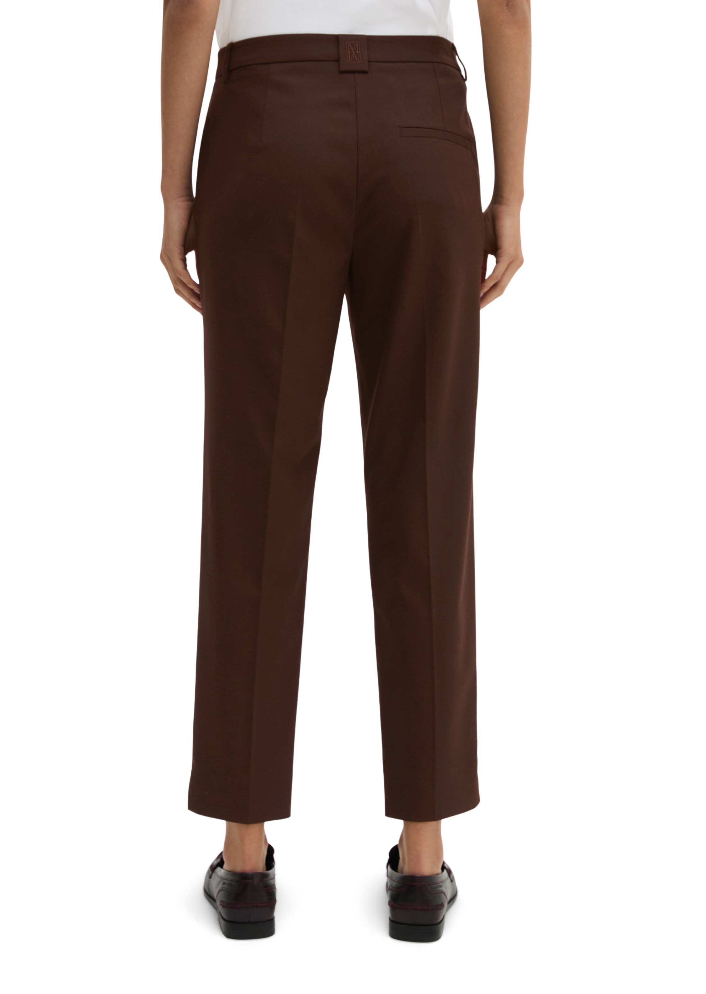 Marc O'Polo Slimfit Pantalon 'Malin' in Bruin