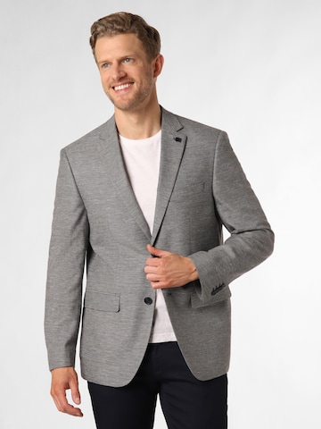HECHTER PARIS Regular fit Business Blazer in Grey: front