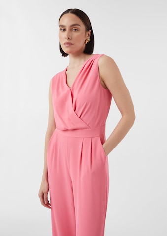 COMMA Jumpsuit in Pink: Vorderseite