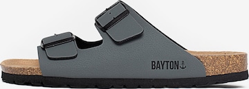 Bayton Pantolette 'Atlas' i grå: framsida