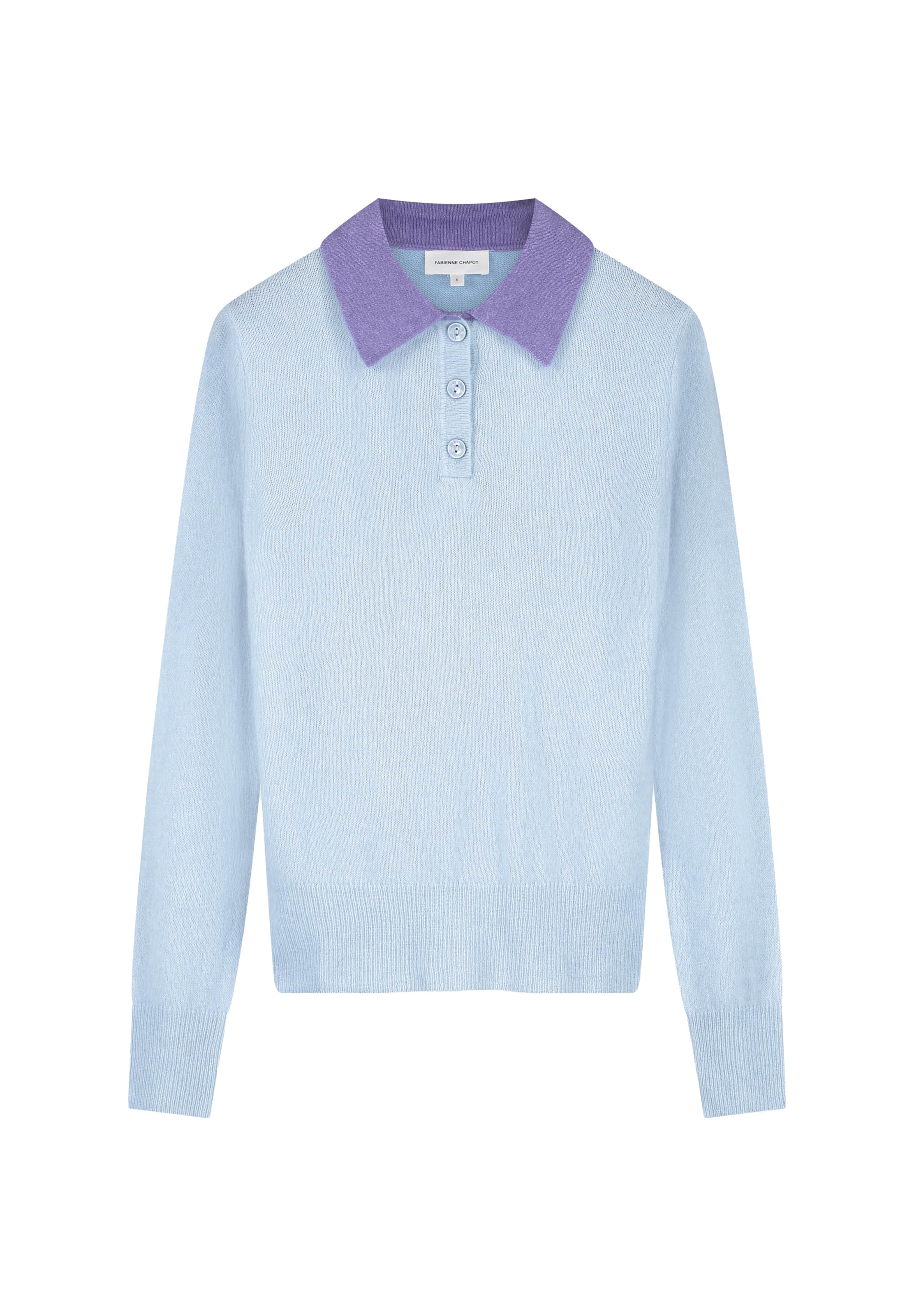 Pull-over Fabienne Chapot en bleu : devant