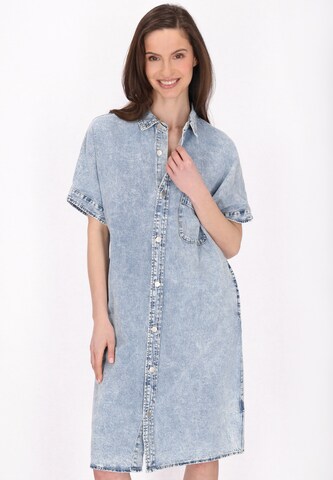 usha BLUE LABEL - Vestidos camiseiros em azul: frente