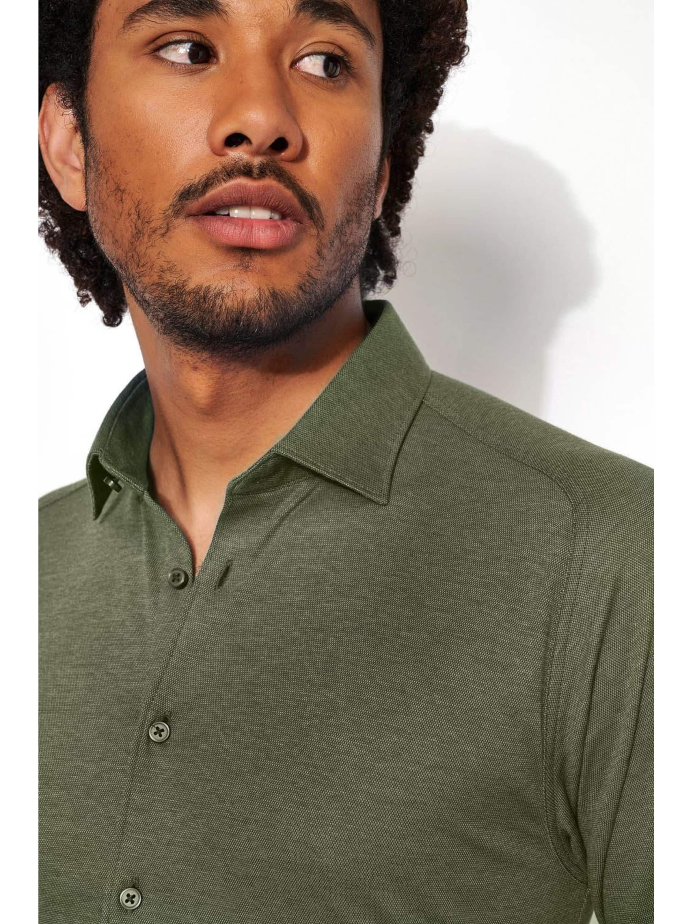 DESOTO Slim fit Overhemd 'Kent' in Groen