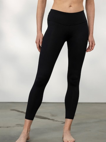 Hey Honey - Skinny Leggings 'Cropped' en negro: frente
