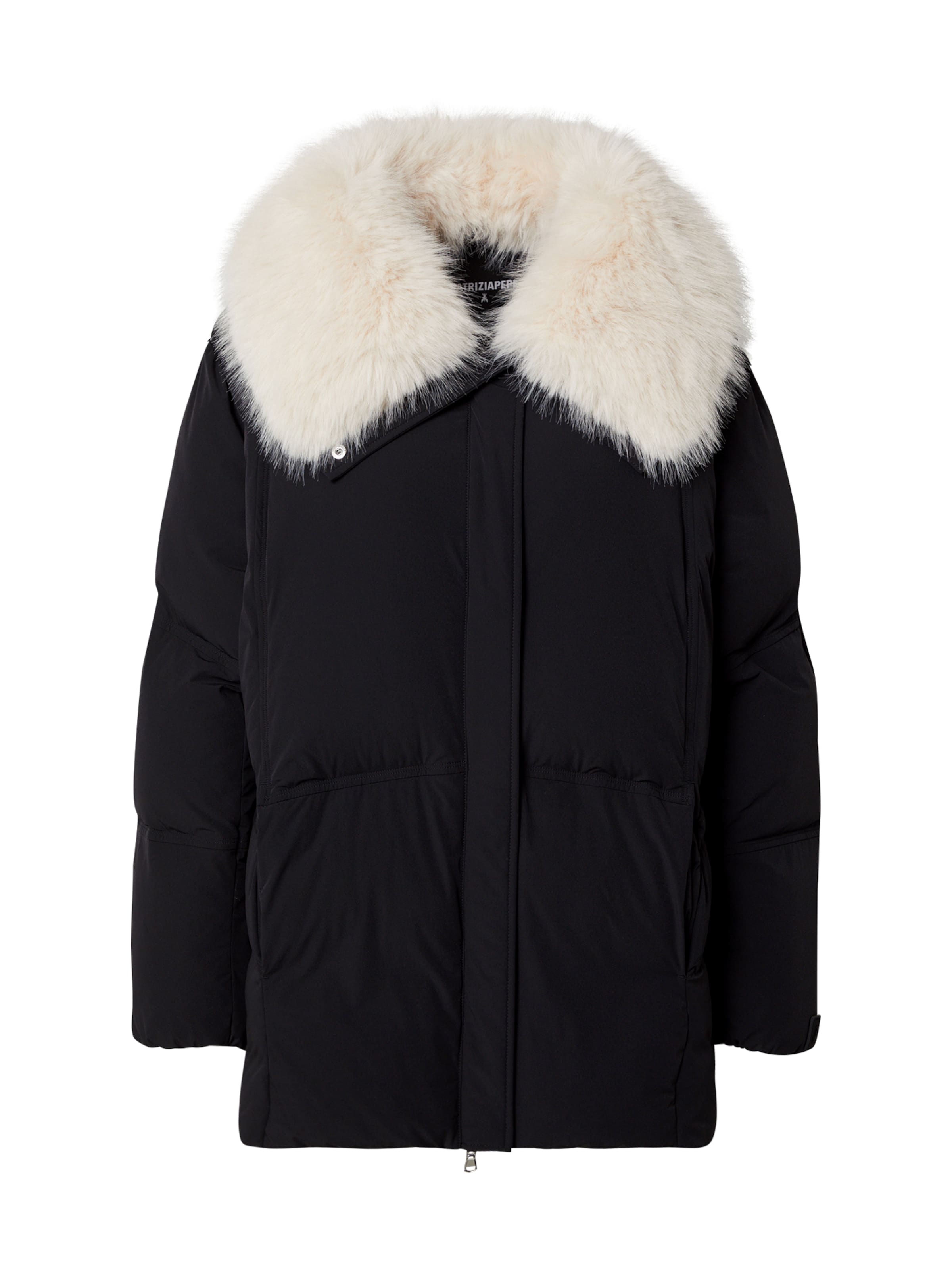 PATRIZIA PEPE Vinterjakke i sort: forside