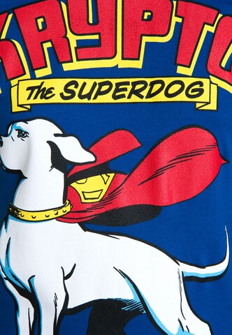 LOGOSHIRT Shirt 'Krypto the Superdog' in Blue