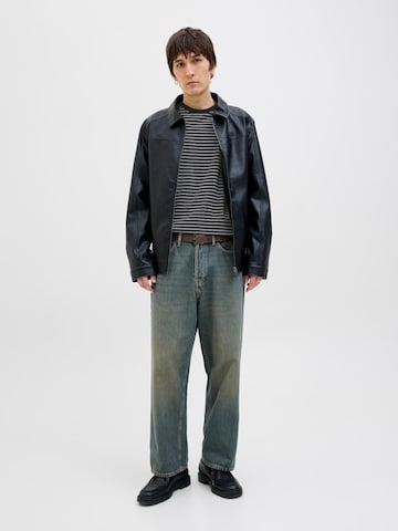 JACK & JONES Skjorte 'JORCANGGU' i svart
