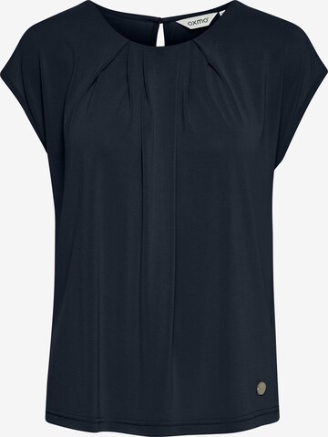 Oxmo Bluse in Blau: predná strana