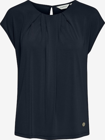 Oxmo Blouse in Blauw: voorkant