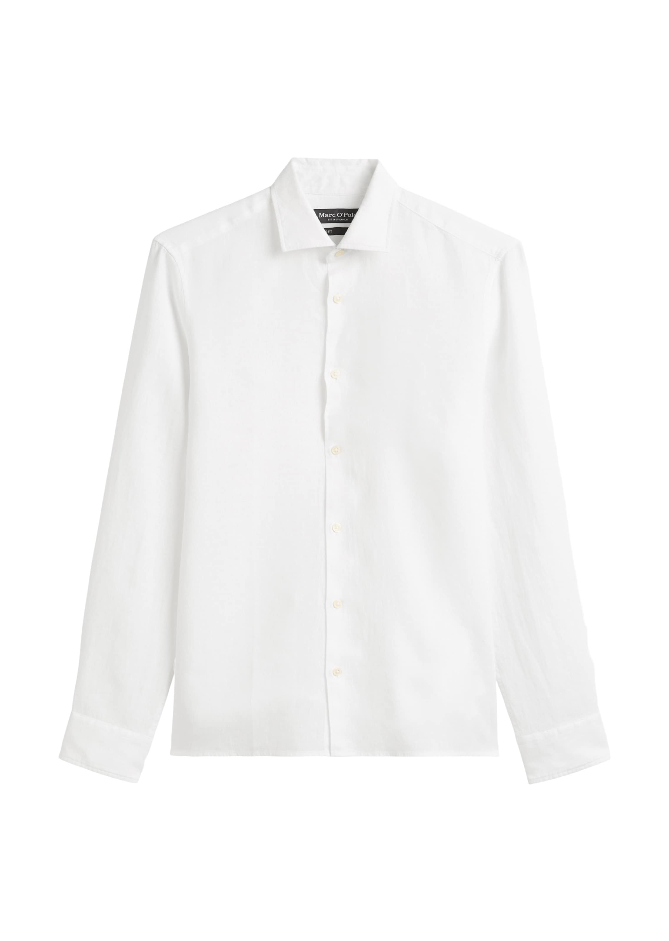 Marc O'Polo Button Up Shirt in White: front