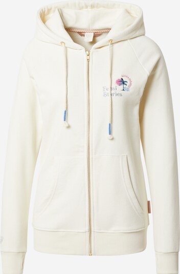 Femi Stories Sweatjacke 'BLOOM' in creme / hellbeige / navy / hellpink / schwarz, Produktansicht