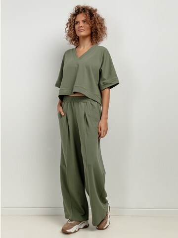 TESSITA Oversizeshirt in Grün