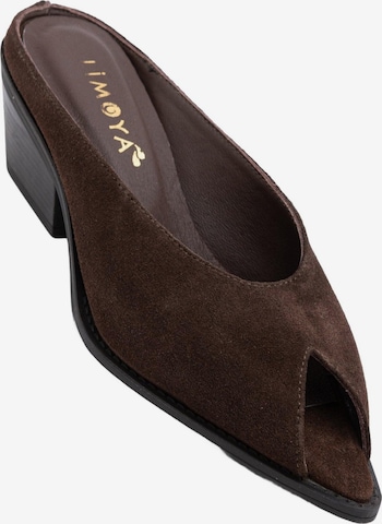 Mule 'Rinesa' Limoya en marron : devant