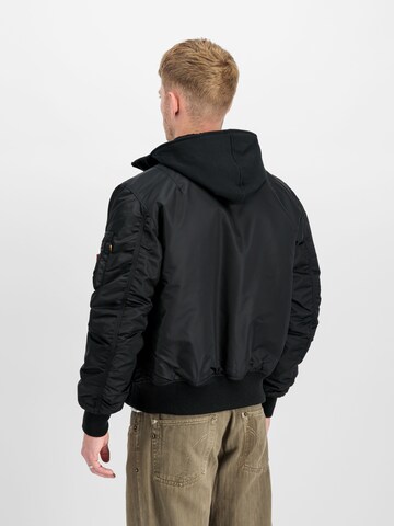ALPHA INDUSTRIES Übergangsjacke 'MA-1 D-Tec' in Schwarz