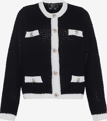 Cardigan faina en noir : devant