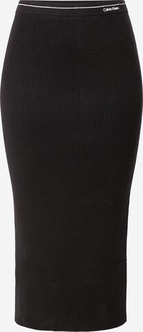 Calvin Klein Normální Sukně – černá: přední strana