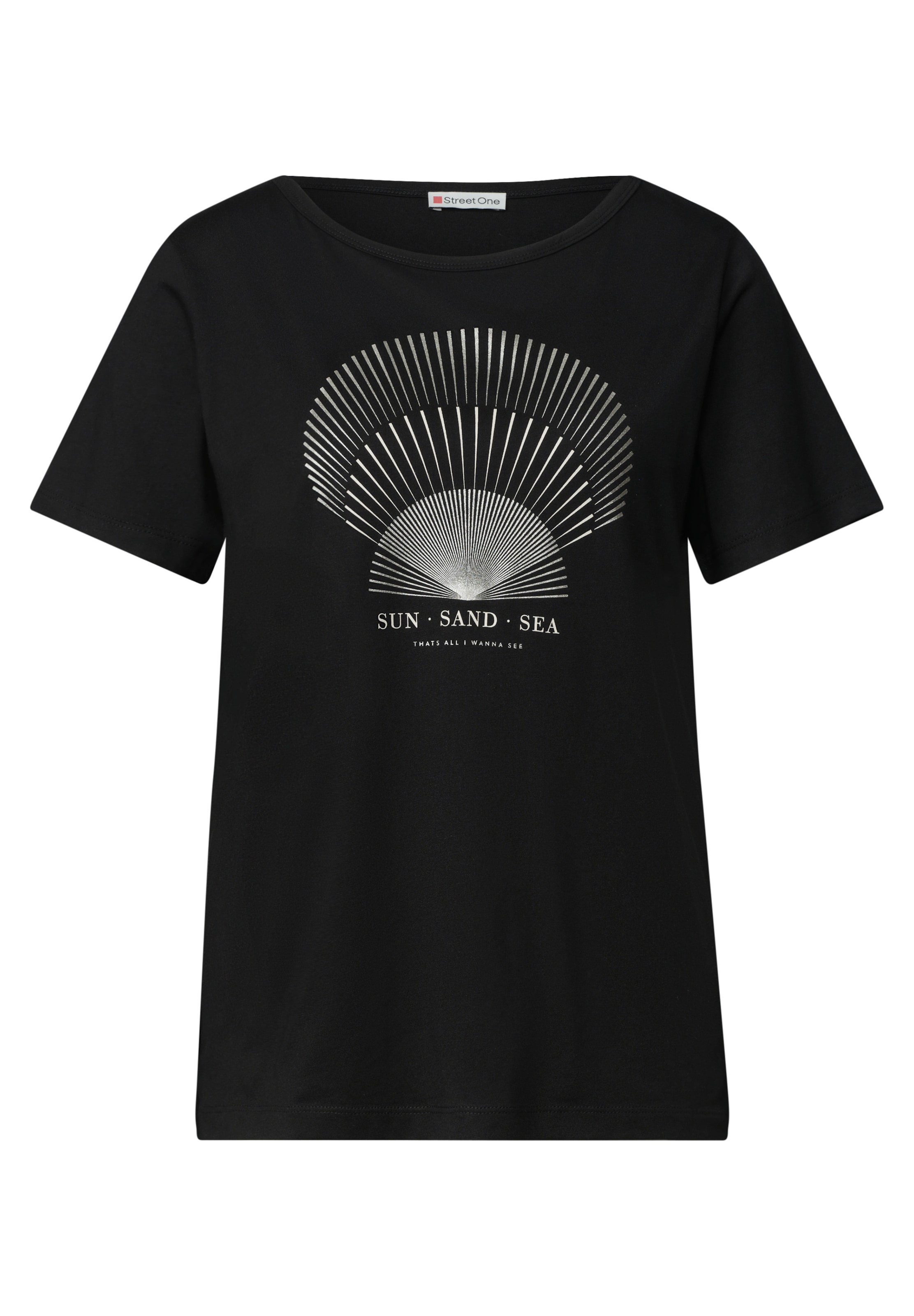 STREET ONE Shirt in Black: front