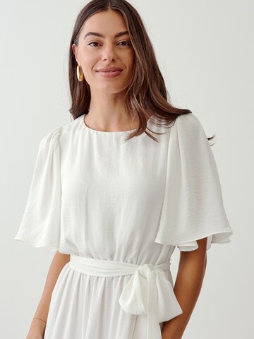 Tussah Dress 'QUINN' in White