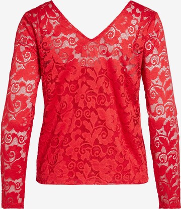 VILA Shirt 'SANDRA' in Red