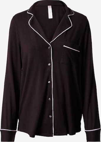 Lindex - Camisa de pijama em preto: frente