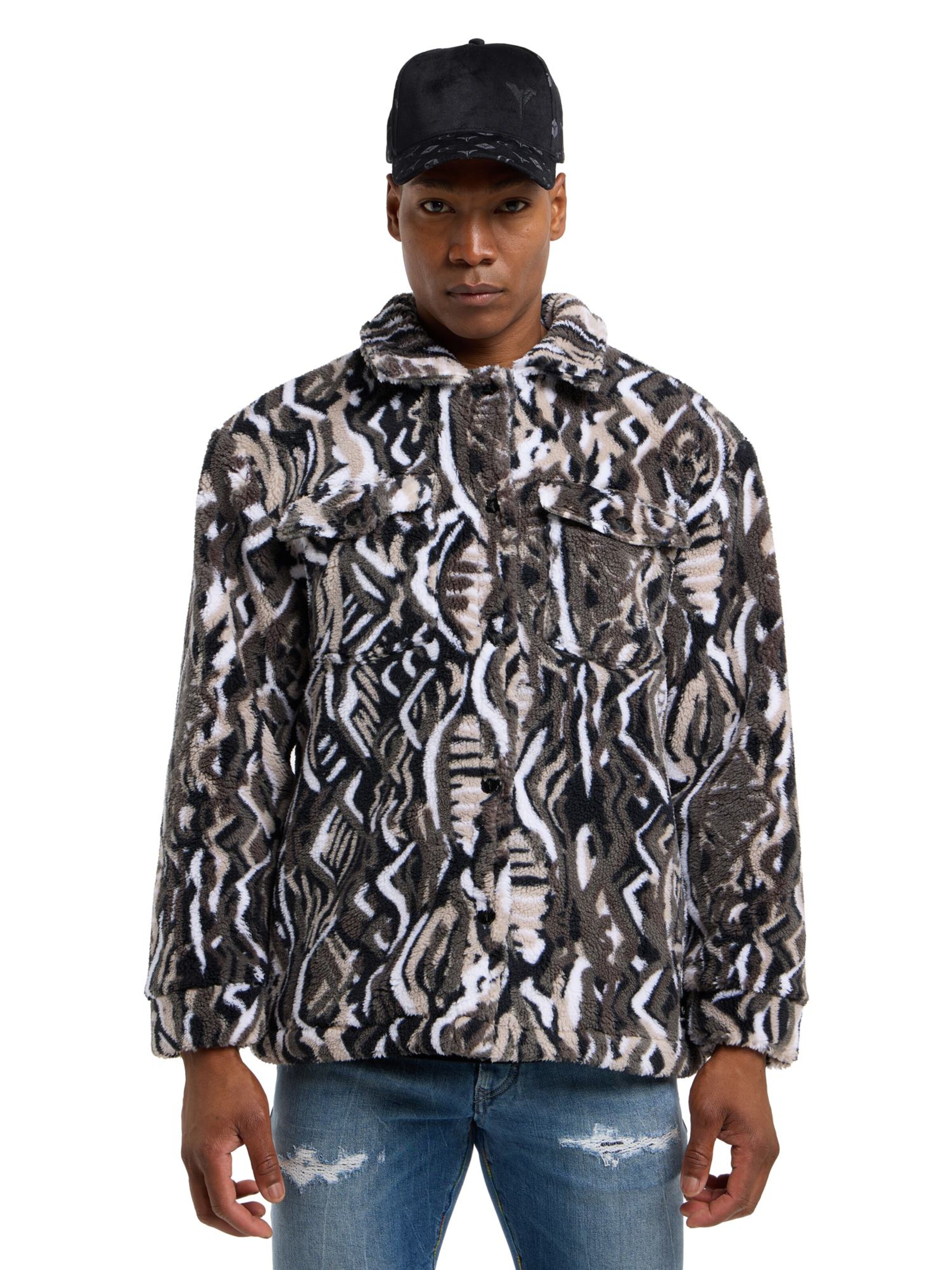 Carlo Colucci Sweatjacke 'Dirler' in Schwarz