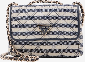 Sac à bandoulière 'GIULLY II MINI 2 COMP CVTR FLP' GUESS en bleu : devant