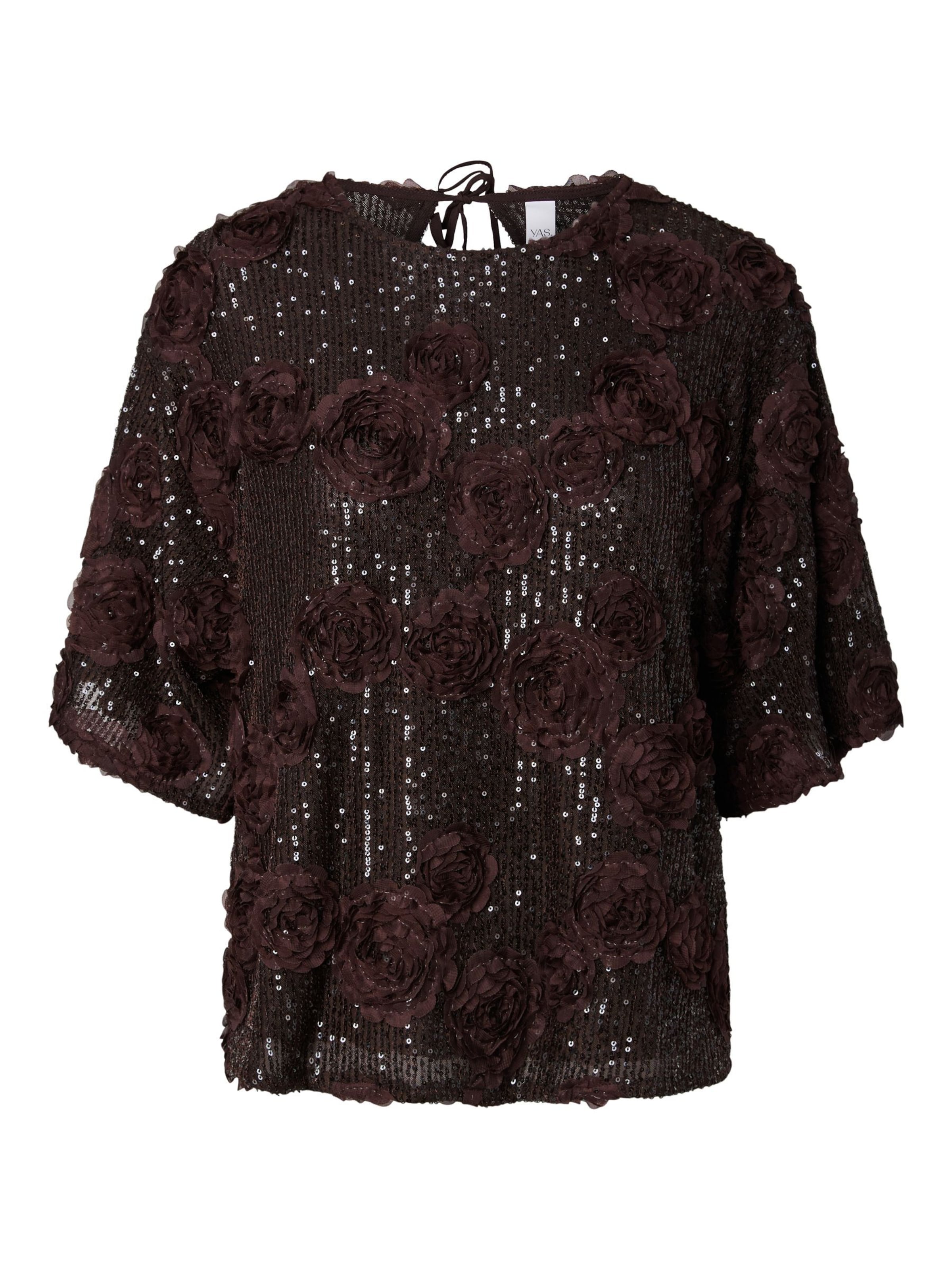 YAS Blouse 'YASElysia' in Brown: front